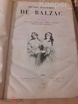 Honoré_de_Balzac.1852 год.Первый том.Зарисовки на титульном листе.Подпись.Автограф.