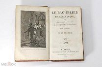 Книга Франция 1820 Баккалавр саламанкский или похождение А.Лесаж 2 тома 6 гравюр 482