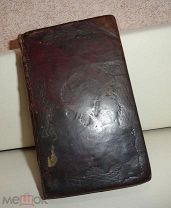 ЧАСОСЛОВЪ кожаный переплёт 1791 года Богослужебная книга