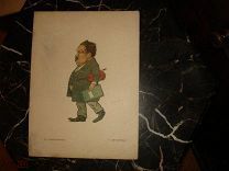Литография КОНСТАНТИНОВ П.А. Братья ЛЕГАТ.РУССКИЙ БАЛЕТ в КАРИКАТУРАХ 1903г СПб прижизн.изд.