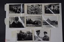 ПАРАД ПРИНИМАЕТ Г.К. ЖУКОВ КОМАНДУЕТ ПАРАДОМ К.К. РОКОССОВСКИЙ. ЛОТ ИЗ 9 ФОТОГРАФИЙ К. РОКОССОВСКОГО