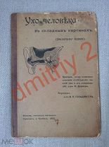 Вернер В.П. д-р. Ухо человека, в складных картинах. (Увеличено вдвое). Перев. В.П. Гольдинера.1905 г