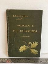 Книга В.И. Авенариус «Молодость Н.И.Пирогова», С-Пб, до 1917г.