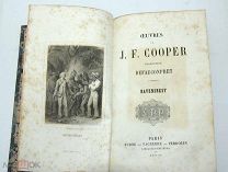 Книга Франция Париж 1862 Фенимор Купер Краснокожие 327