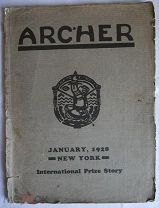 Archer No.2. January, 1928 Журнал стрелец Прижизненная публикация Н.Рериха
