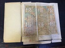 АТЛАС Ленинградской области 1934 г тир 5000 экз 57 листов карт. нет 55 листа.! РЕДКОСТЬ!