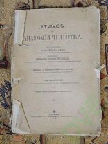 Книга Атлас по анатомии человека 1912 г