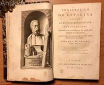 Заговор Катилина против римской республики по Саллюсту. Париж. 1795 г.