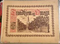 Тронхейм TRONDHJEM Норвегия старинный фото альбом