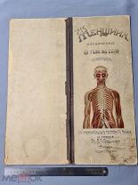 Старинная книга Женщина Её тело С цветными разворотами Москва Кнебель 1904 г. Царская Россия