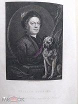 81 гравюра Уильяма Хогарта в книге.Англия. Лондон.1833 год.