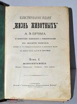 Книга «Жизнь животных» т1 Брэм 1904 (Лот №Н968)