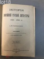 Скабичевский В. История новейшей русской литературы (1848-1903 гг.) 1903 год