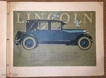 Иллюстрированный каталог автомобилей «Линкольн». 1920-е г.