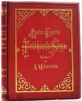 1880 РОСКОШНЫЙ ПЕРЕПЛЕТ ГРАВЮРЫ МИФОЛОГИЯ Эсайас Тегнер. Сага о Фритьофе