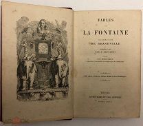 Басни Лафонтена (Fables de La Fontaine). На французском языке. 240 илл. Alfred Mame et Fils 1877 г.