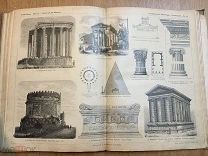 Пособие для архитекторов на немецком языке. 1892 г. Удивительные графические иллюстрации