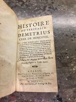 История Димитрия царя Московии. Париж 1715/1717 2 тома в одном переплёте