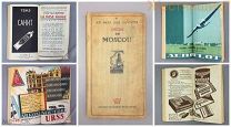 Путеводитель МОСКВА 1938 реклама агитация СССР Интурист ТЭЖЭ Главкондитер АЭРОФЛОТ ЦУМ Экспортхлеб