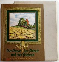 Альбом Der Staat der Arbeit und des Friedens c Ремом. 1934 Редкое издание