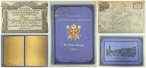 ПУТЕВОДИТЕЛЬ 1892 САНКТ-ПЕТЕРБУРГ план карта Российская Империя ГЕРБ столица французский язык