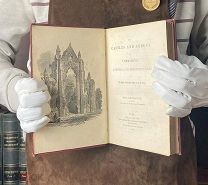 1855 ГРАВЮРЫ ОПИСАНИЕ ЗАМКОВ И АББАТСТВ ЙОРКШИРА