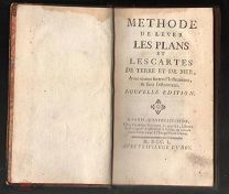 Старинная книга.Methode de lever LES PLANS et LESCARTES.1750 год.(на франц. язык.)