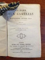 Александр Дюма Дама с камелиями La Dame aux Camélias 1875 г. На Французском языке Прижизненое