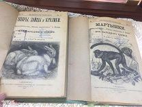 Конволют из 12 книг 1897 Брэм Жизнь животных Млекопитающие