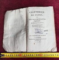 Книга Календарь Флоры или Исследование Цветов ПАРИЖ 1802 год 5 ДНЕЙ
