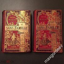 Н 00554 Hector Malot SANS FAMILLE на французском языке Гектор Мало 1880 г.