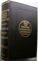 Webster's collegiate dictionary. 1945г. Сохран!