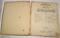Книга композиций. Ноты пианино изд.СПБ на иностранном языке до 1917 года (лот Ж729) 4077