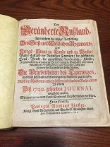 Вебер. Преображённая Россия Veranderte Russland, 1721 включая карту Петербурга 36х42см