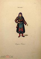 1821 РАРИТЕТ РАСКРАШЕННЫЕ ГРАВЮРЫ Россия или костюмы, обычаи и привычки русских
