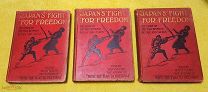 1904 г. Огромные фолианты. Полный ком-кт в 3 тт. Японская война за свободу. Г. В. Вилсон.!