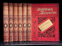 Our Own Country 1890 много иллюстраций, прекрасный вид, тройной золотой обрез.