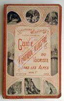 1908 г. Путеводитель Альпы. Дофине Савойя Лион Женева 340 стр. много илл. Alpes Dauphine Savoie Lyon