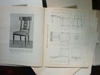 Бытовая мебель русского классицизма. 1954 г. 53 чертежа. тираж 5000 экз.
