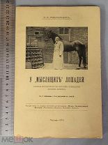 Старинная книга 1914год Ладыгина-Котс У МЫСЛЯЩИХ ЛОШАДЕЙ с рисунками Царская Россия Оригинал