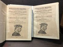 Книга Антикварная 1897 гг Данте Алигиери / Части 1 и 2 / Санкт Петербургъ