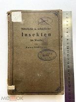 1907 Книга Полезные и вредные насекомые. Nützliche u. schädliche Insekten im Walde von Kuno Lohrenz