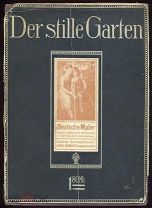 Альбом картин Der stille Garten Тихий сад Гемания 1908 г