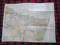 Весь Петербург 1913г. Пригороды. План Петергофа