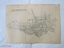 Весь Петербург 1913г. План Новодеревенского и Охтинского участка
