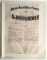 До 1917 г. Ноты Кадриль Hopp Marianchen L.Ducommun Старинные