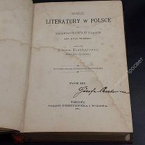 Польская литература до 17 века. 1875 год. На польском. (10271)