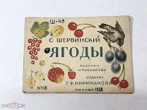 Книга Ягоды. С.Шервинский рисунки Н.Пискарева 1928 год.! С.