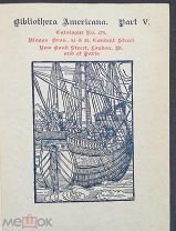 Каталог № 479 Американская библиотека MAGGS BROS Лондон 1926