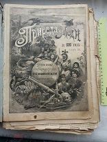 РАСПРОДАЖА редкая ПРИРОДА и ЛЮДИ иллюстрированный 1898 гож ЖУРНАЛ книга царская № 27
